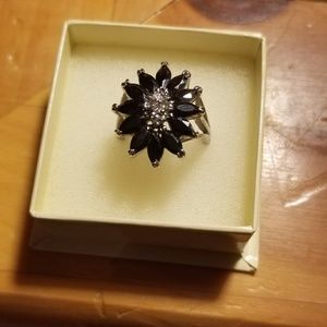 🖤💖Black onyx like stone w cz diamonds💜